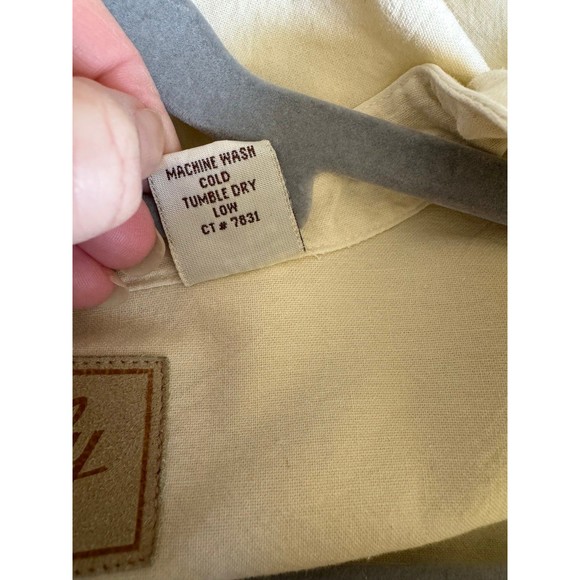 Scully western half placket Shirt cream size XL - Picture 4 of 6